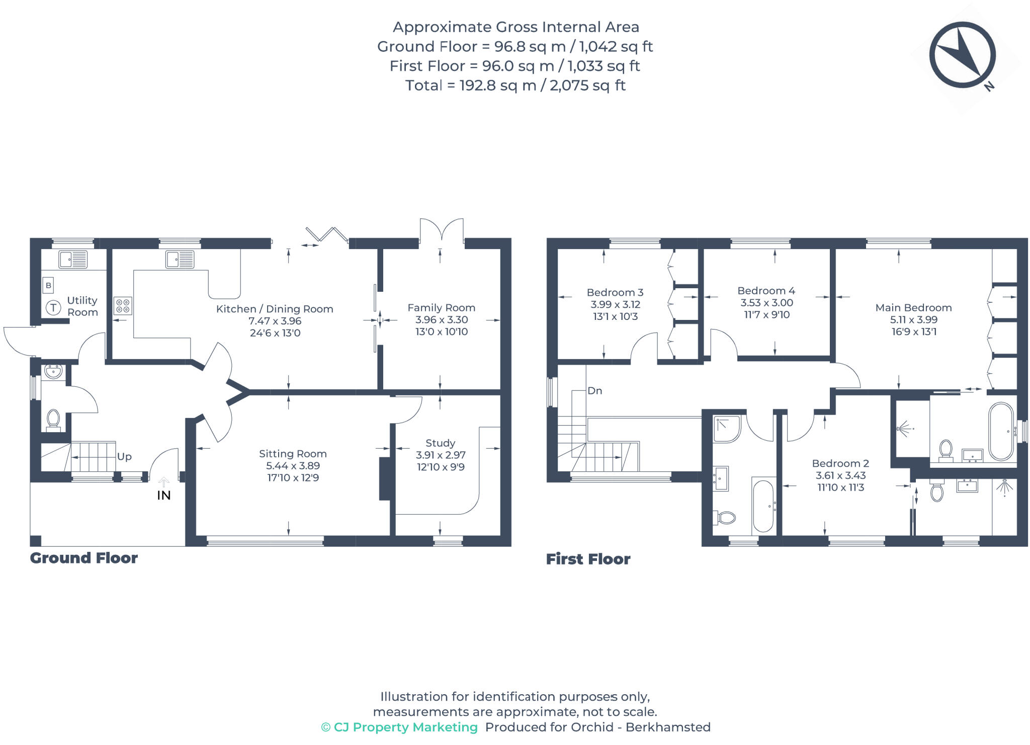 Gaveston Drive, Berkhamsted, Hertfordshire floorplan