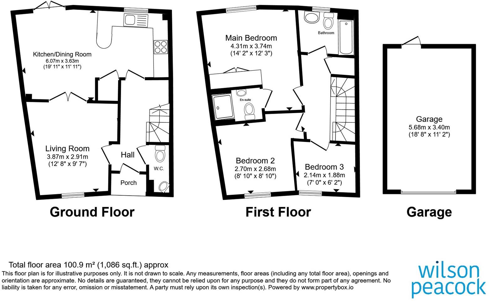 Markham Rise, Bedford, Bedfordshire, MK41 floorplan