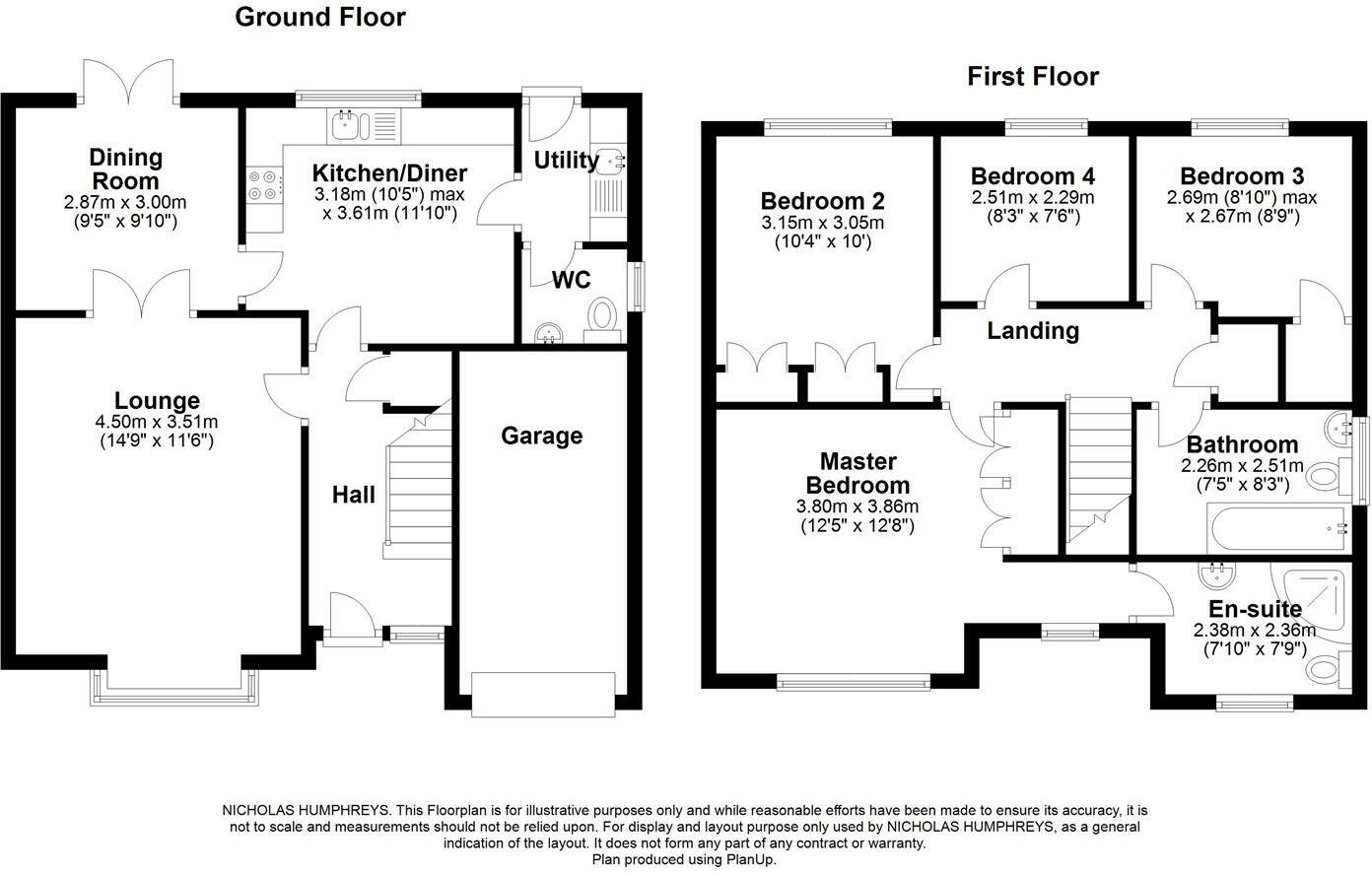 Hilton Close, Newhall, Swadlincote floorplan