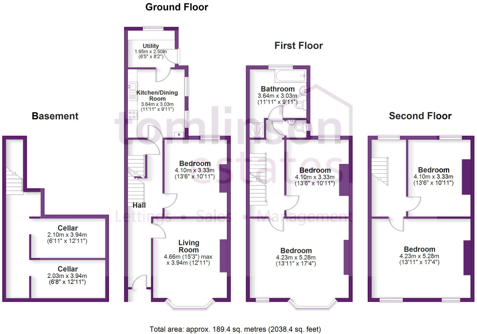 Noel Street, Nottingham, NG7 6AU floorplan
