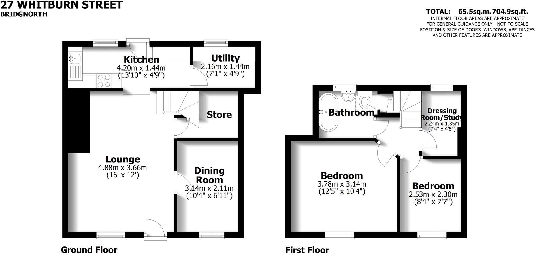27 Whitburn Street, Bridgnorth floorplan