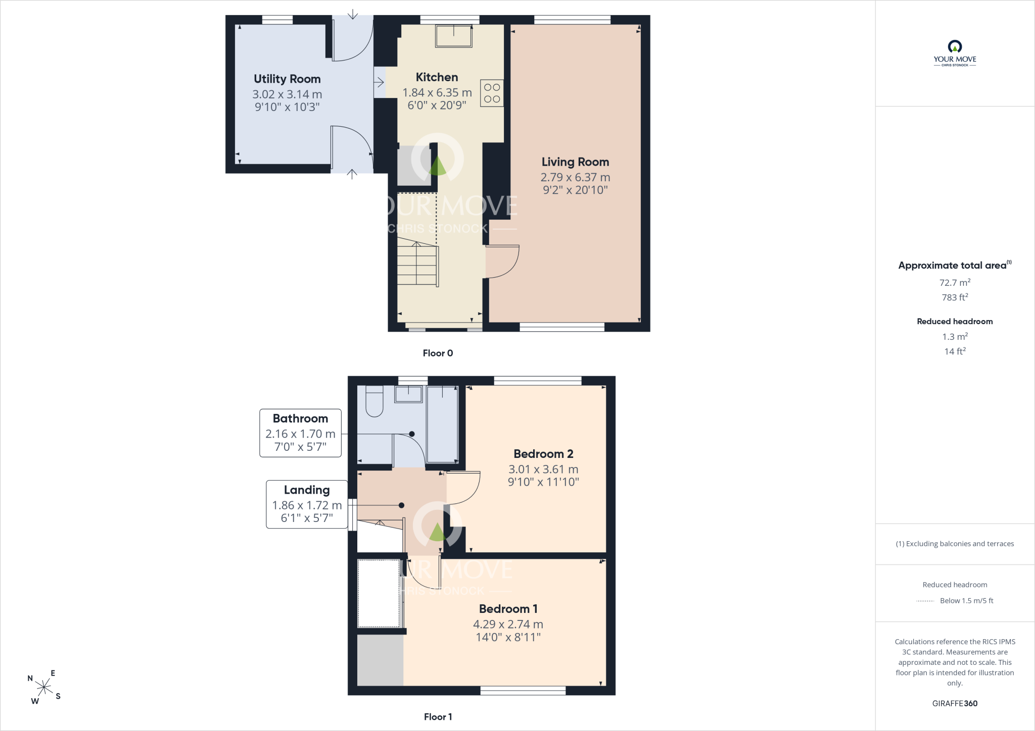 Tulip Close, Blaydon-on-Tyne, Tyne and Wear, NE21 floorplan