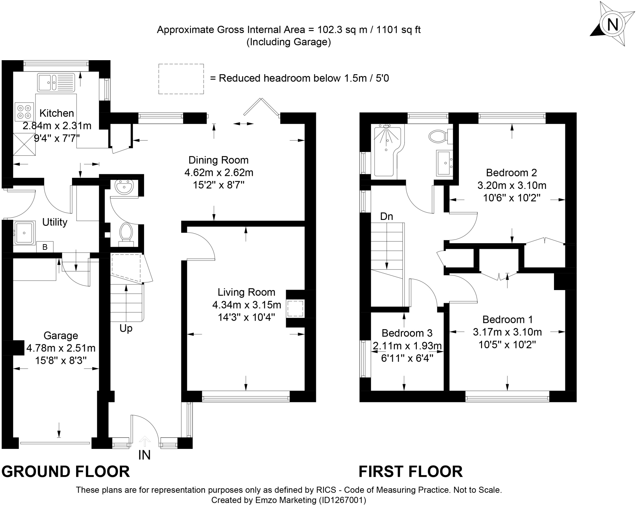 Teg Down, Winchester floorplan
