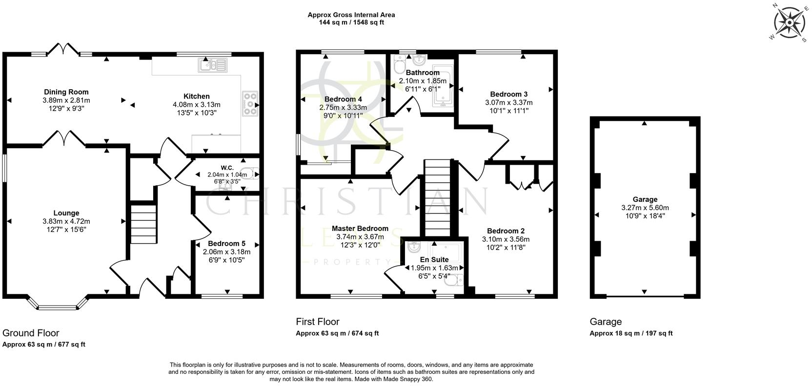 Skylark Drive, Pershore floorplan