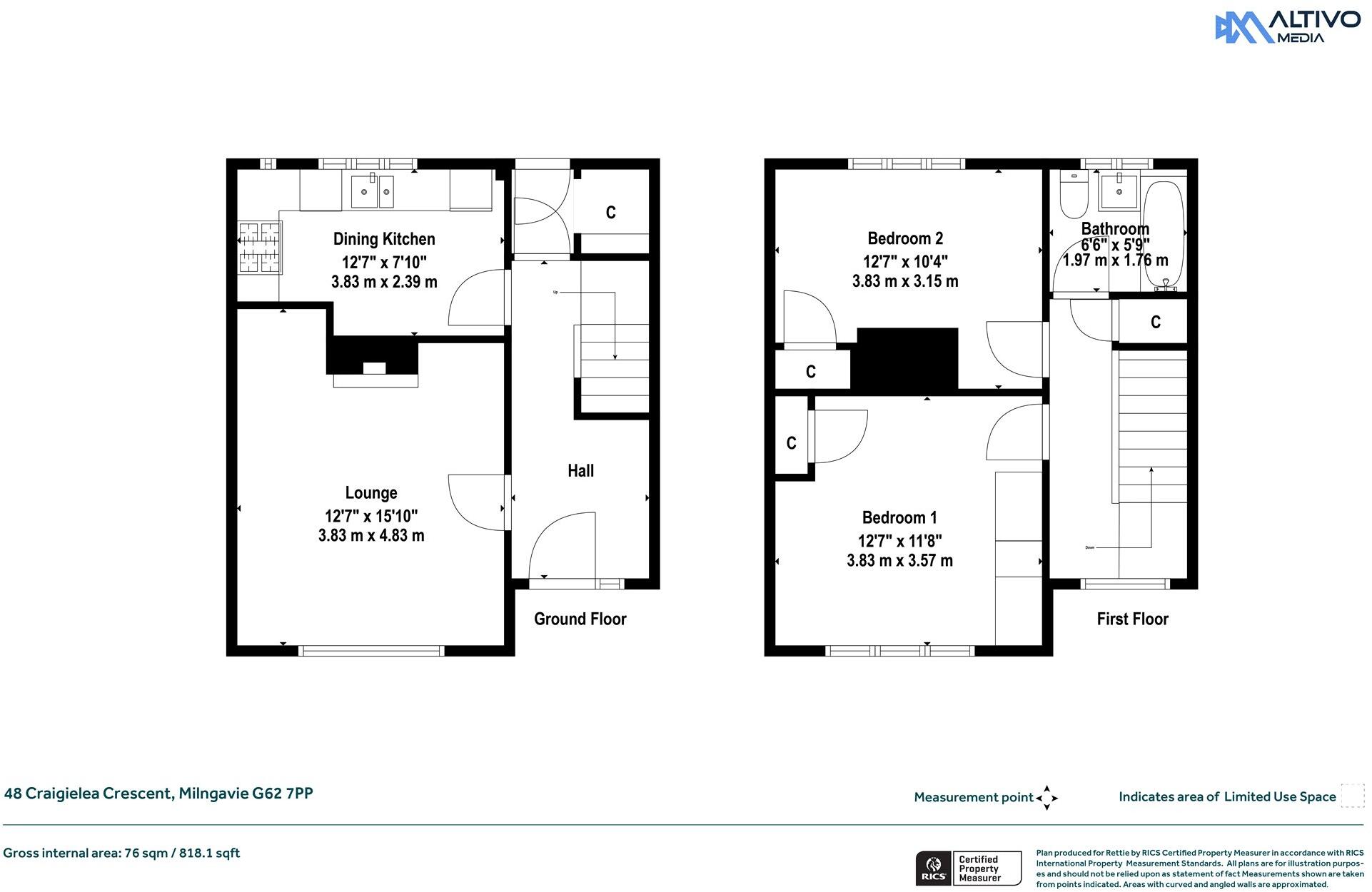 Craigielea Crescent, Milngavie floorplan