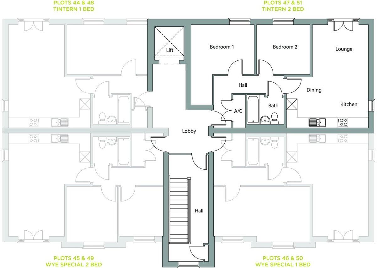 The Tintern, Plot 44, Hazelfields, Hazelbadge Road, Poynton, Stockport, Cheshire, SK12 floorplan