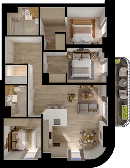 Oasis Court, Pearl Yard - Bermondsey floorplan