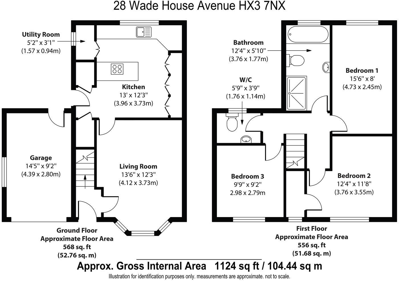 Wade House Avenue, Halifax floorplan
