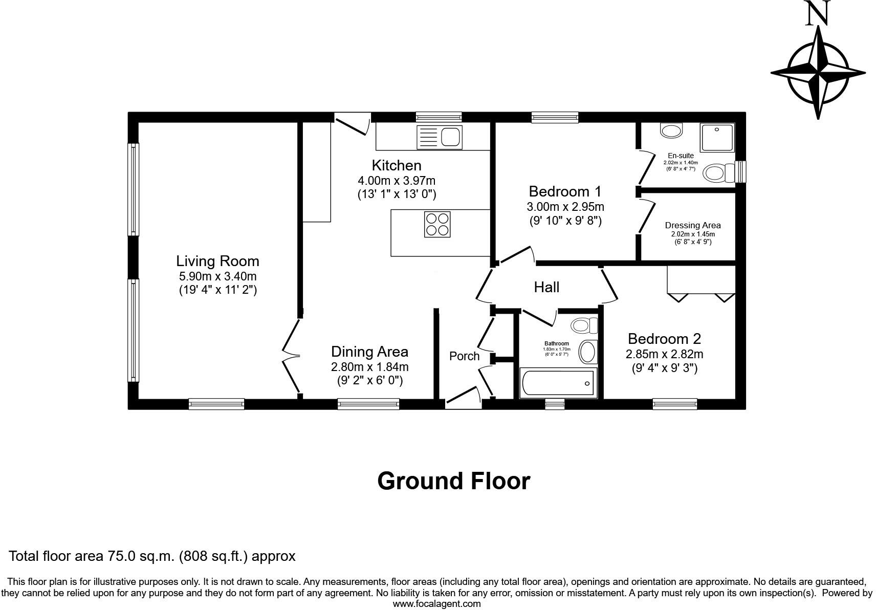 Peterborough, Cambridgeshire, PE8 floorplan