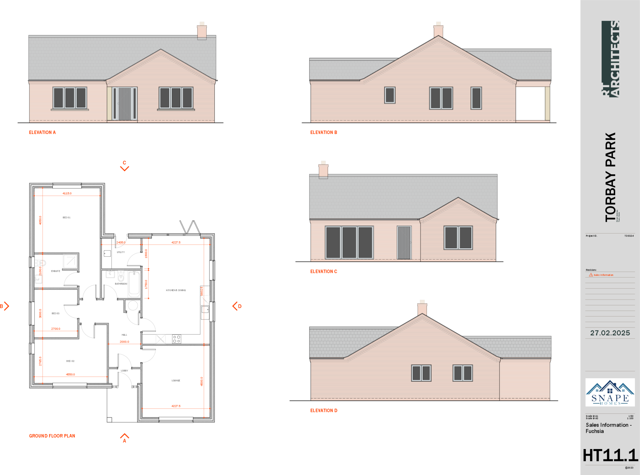 Plot 3, The Fuchsia, Torbay Park, Scartho, Grimsby, DN33 3FT floorplan