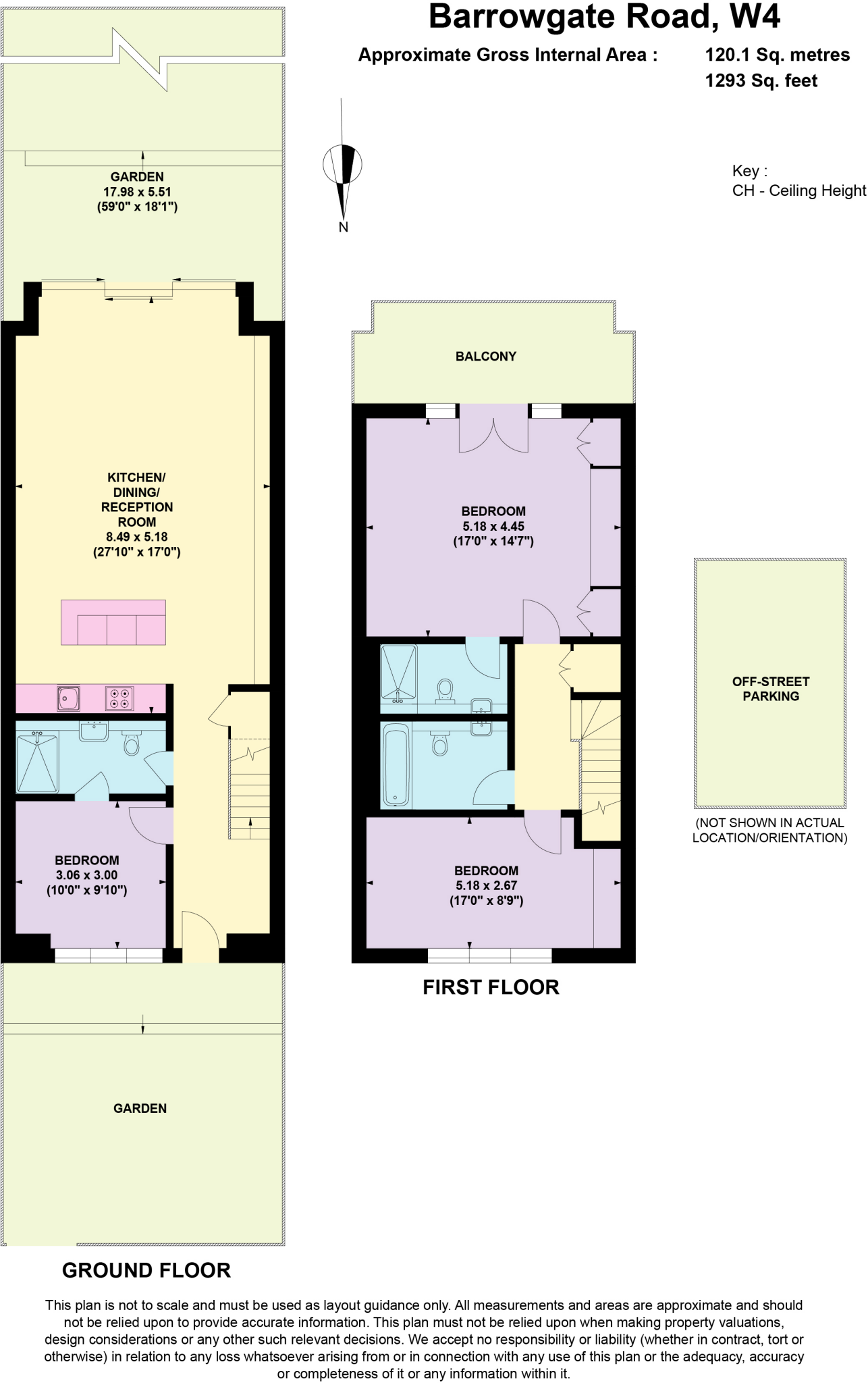 126 Barrowgate Road, London, W4 floorplan