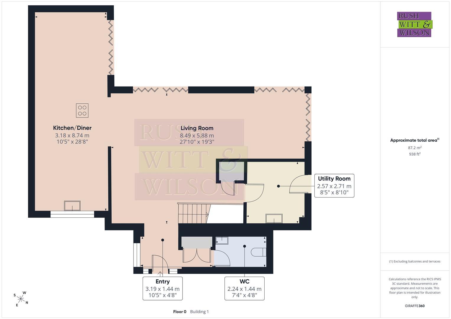 Vale Road, Battle floorplan
