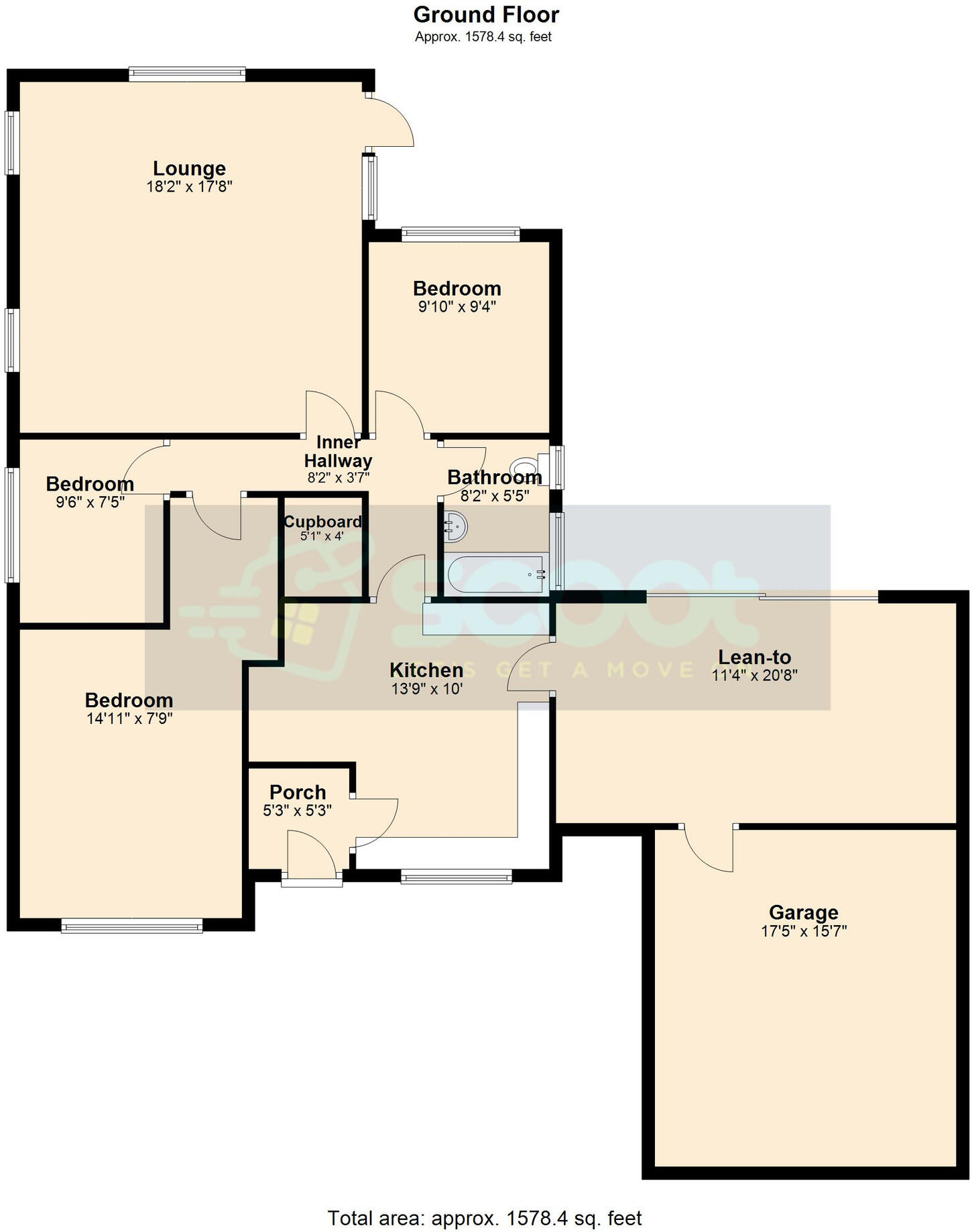 Jasmine Close, Snaith, Goole, Yorkshire floorplan
