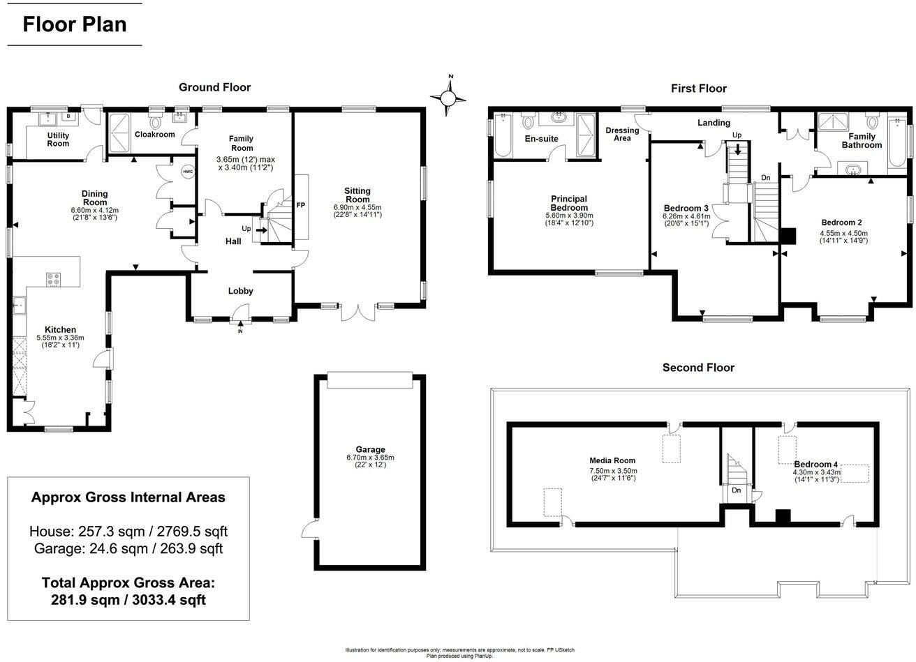 Broadlands Road, Brockenhurst, SO42 floorplan