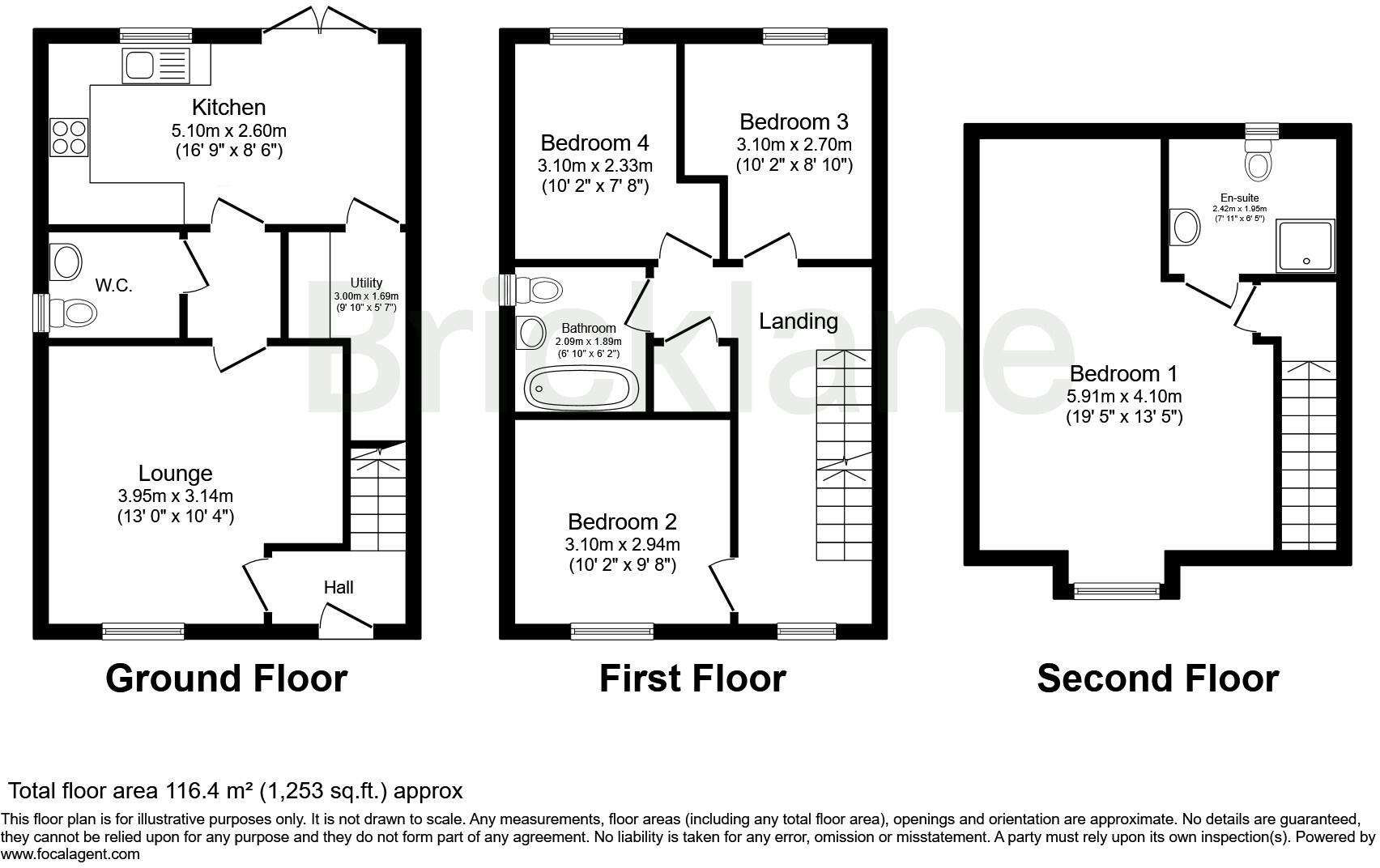 Funnell Drive, Stone Cross, Pevensey floorplan