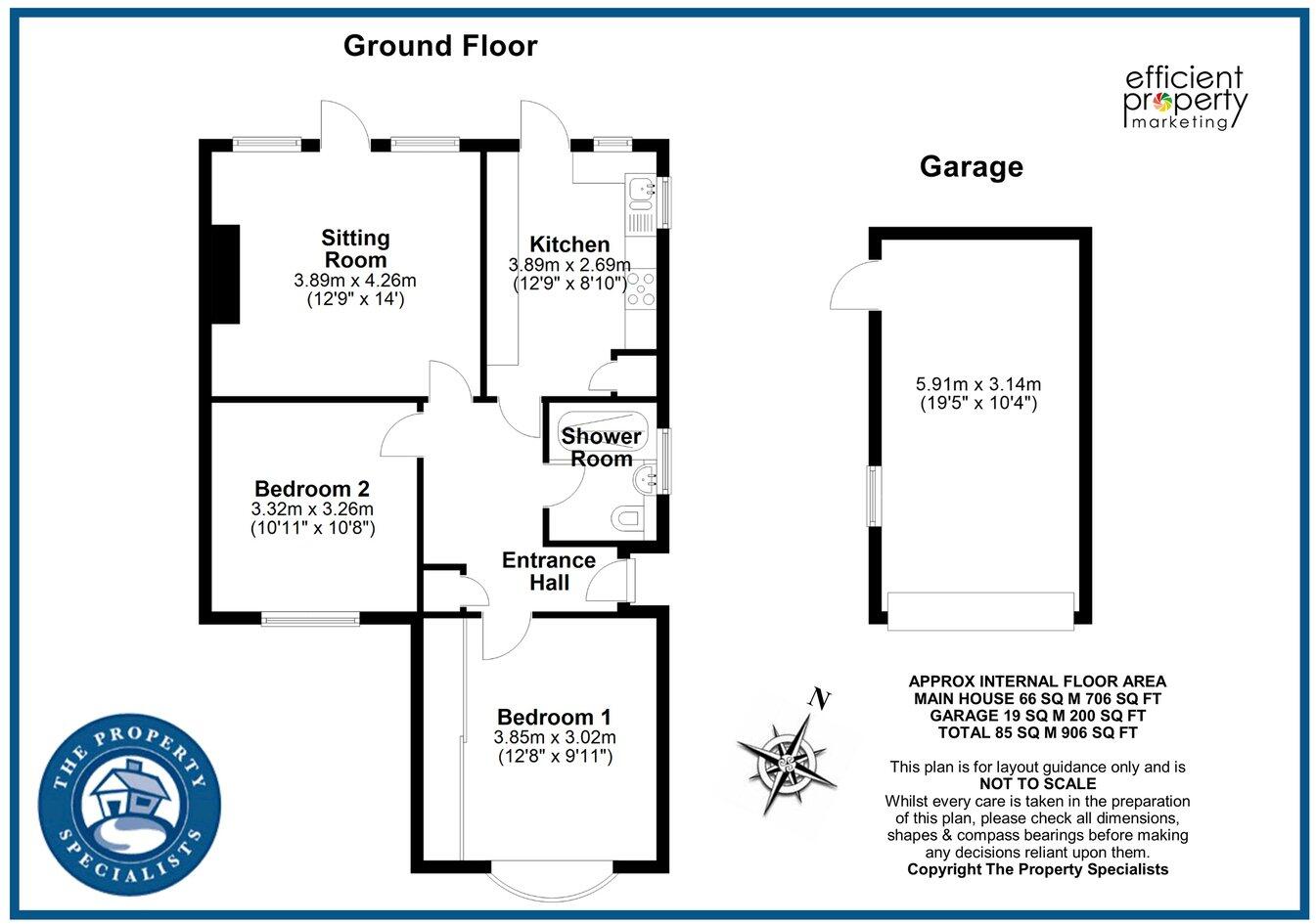 Walton Gardens, Hutton, Brentwood, CM13 floorplan