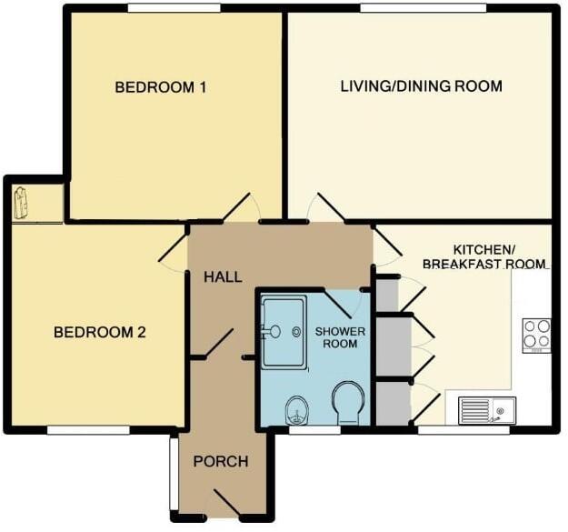 Aspen Place New Milton BH25 6NX floorplan