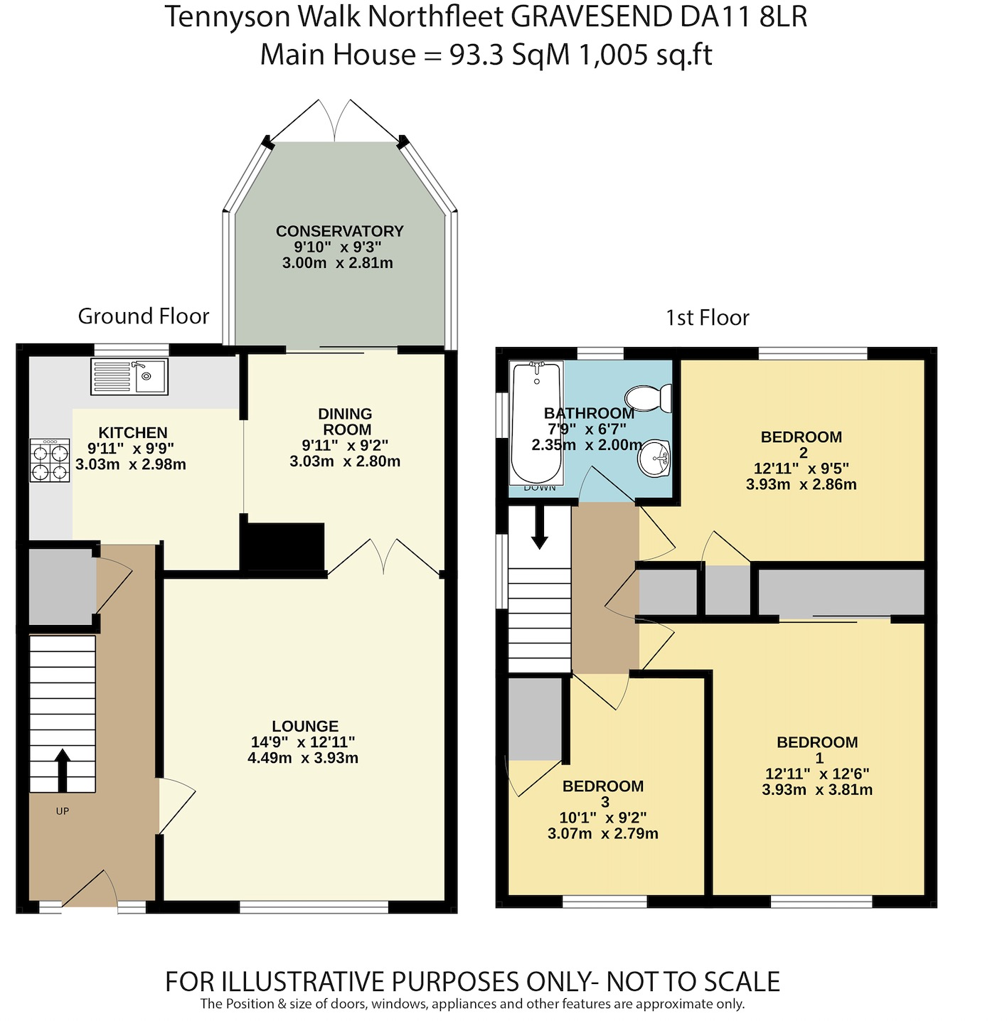 Tennyson Walk, Northfleet, Gravesend floorplan