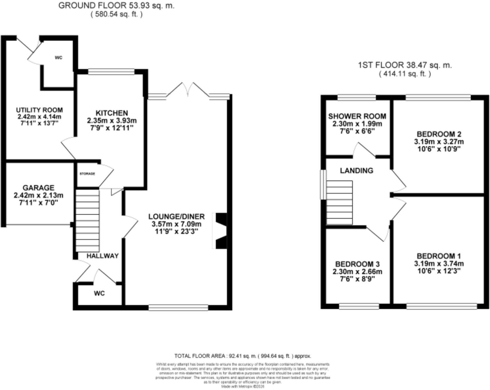 Aynsley Close, Cheadle, ST10 floorplan