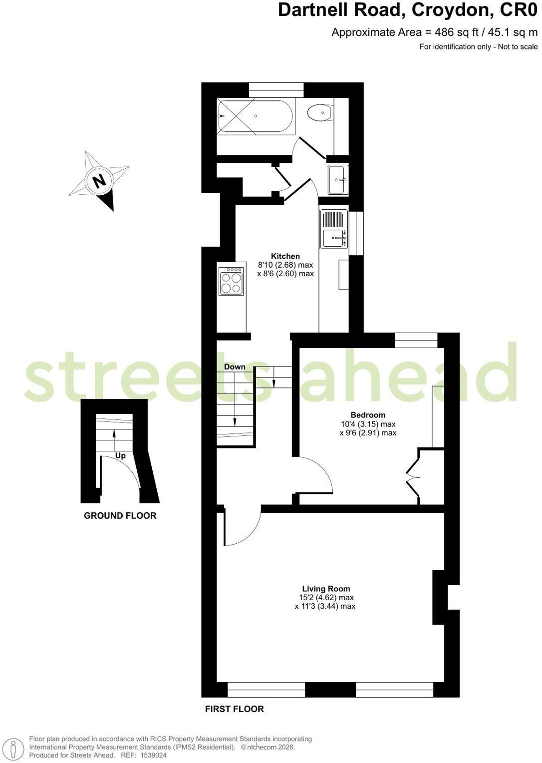 Dartnell Road, Croydon, CR0 floorplan