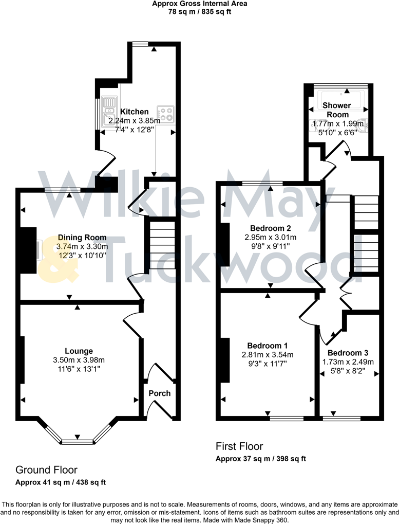 Dugdale Street, Minehead floorplan