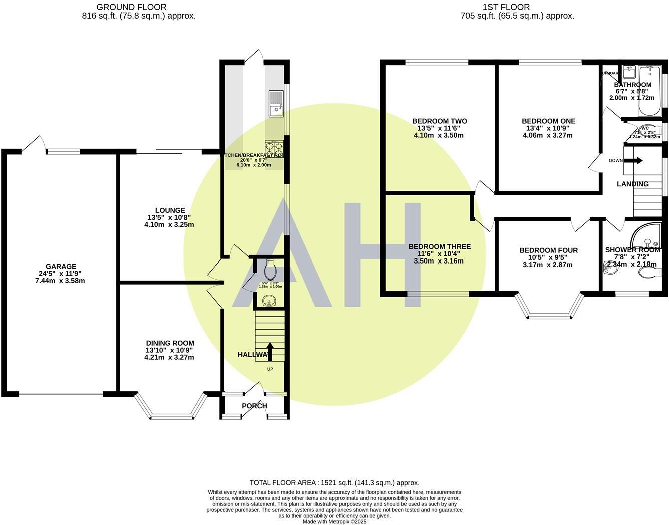 Oakfield, Sale, M33 floorplan