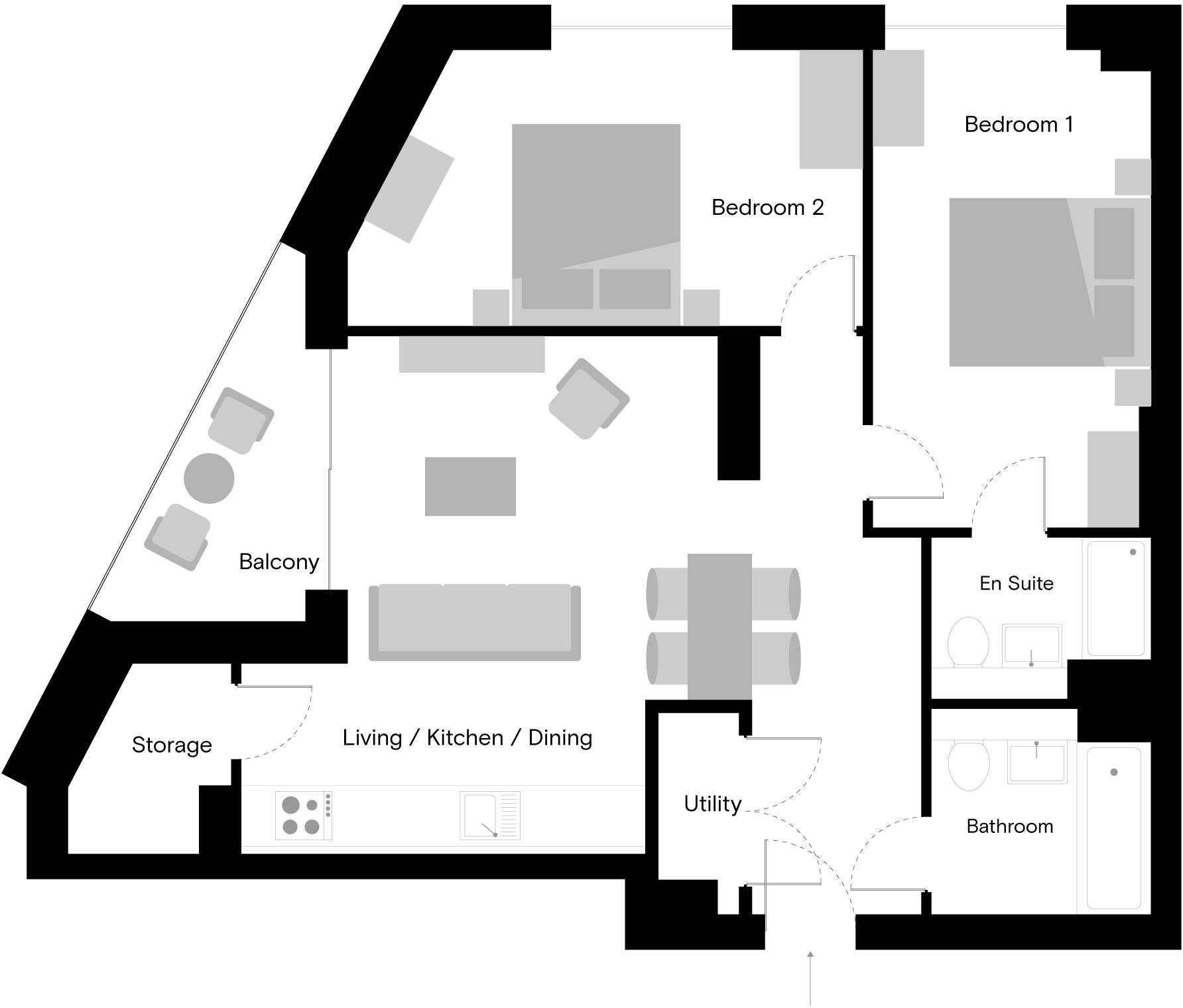 Riverstone Heights, Reed Avenue, London, E3 3ZE floorplan