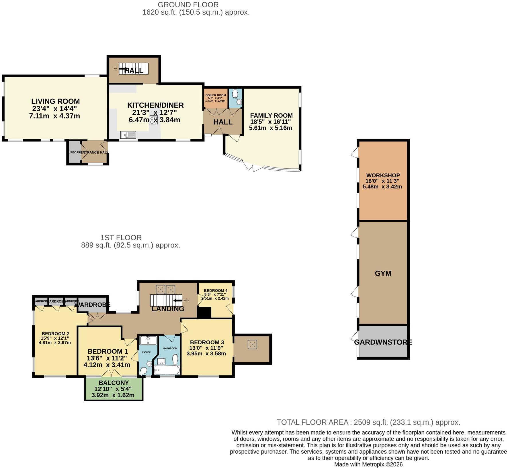 Bridge Bank, Ironbridge, TF8 floorplan