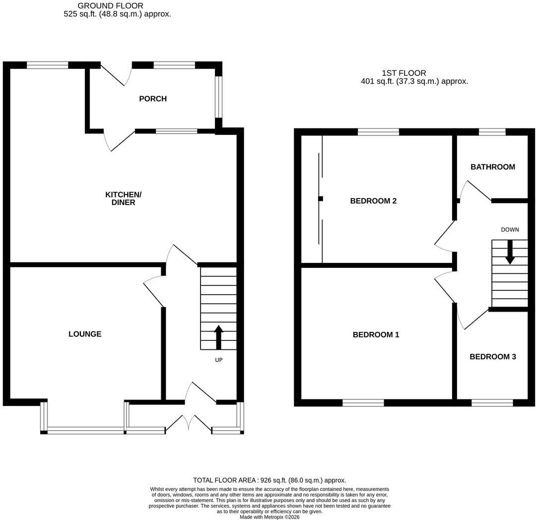 Winston Avenue, Grimsby floorplan