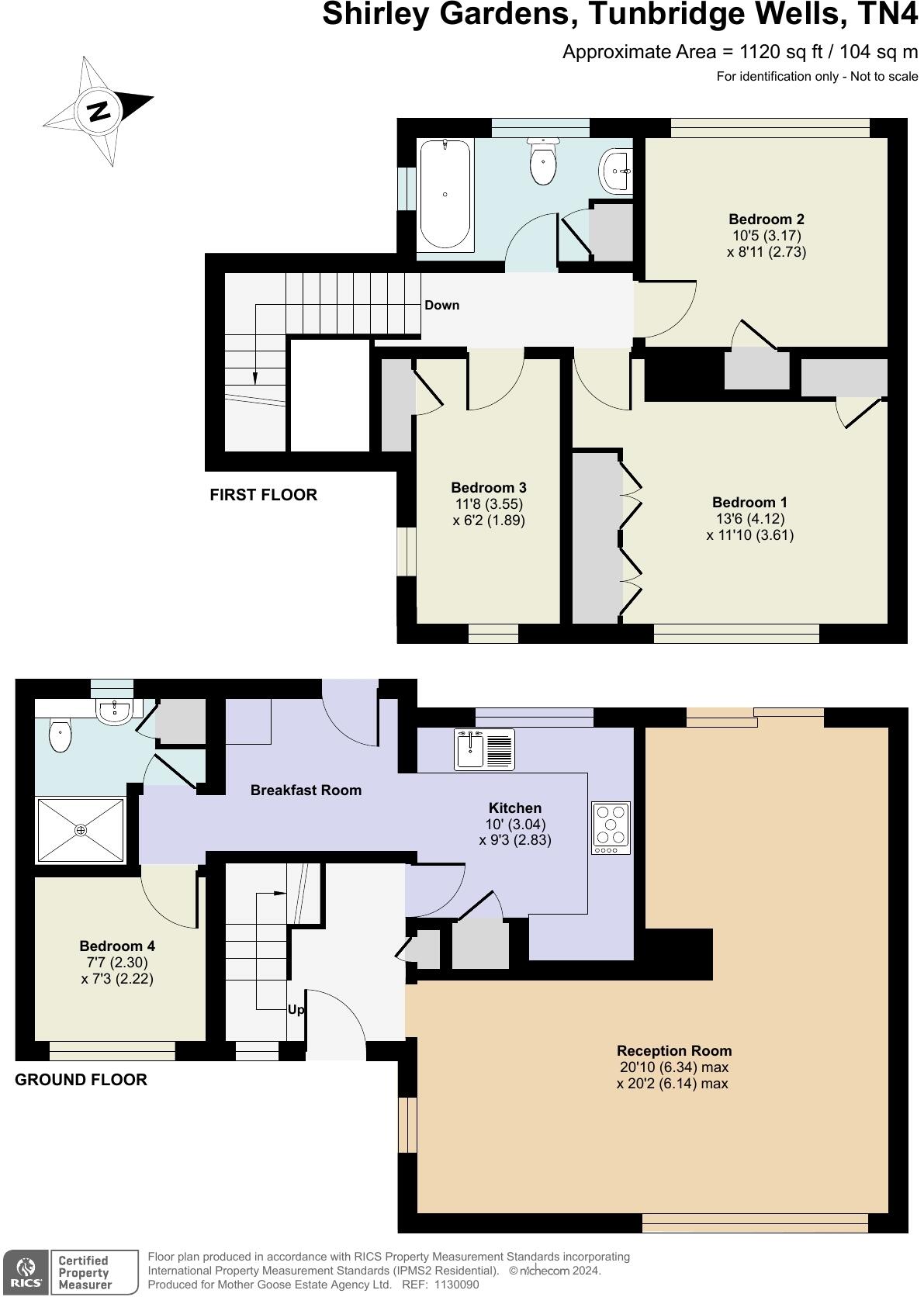 Shirley Gardens, Tunbridge Wells, TN4 floorplan
