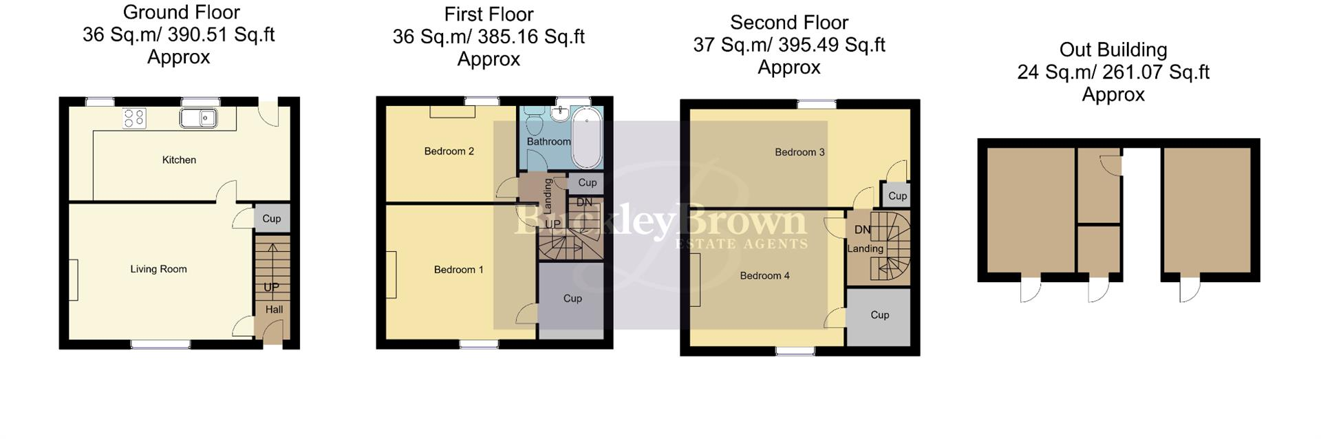 Ten Row, Cuckney, Mansfield floorplan