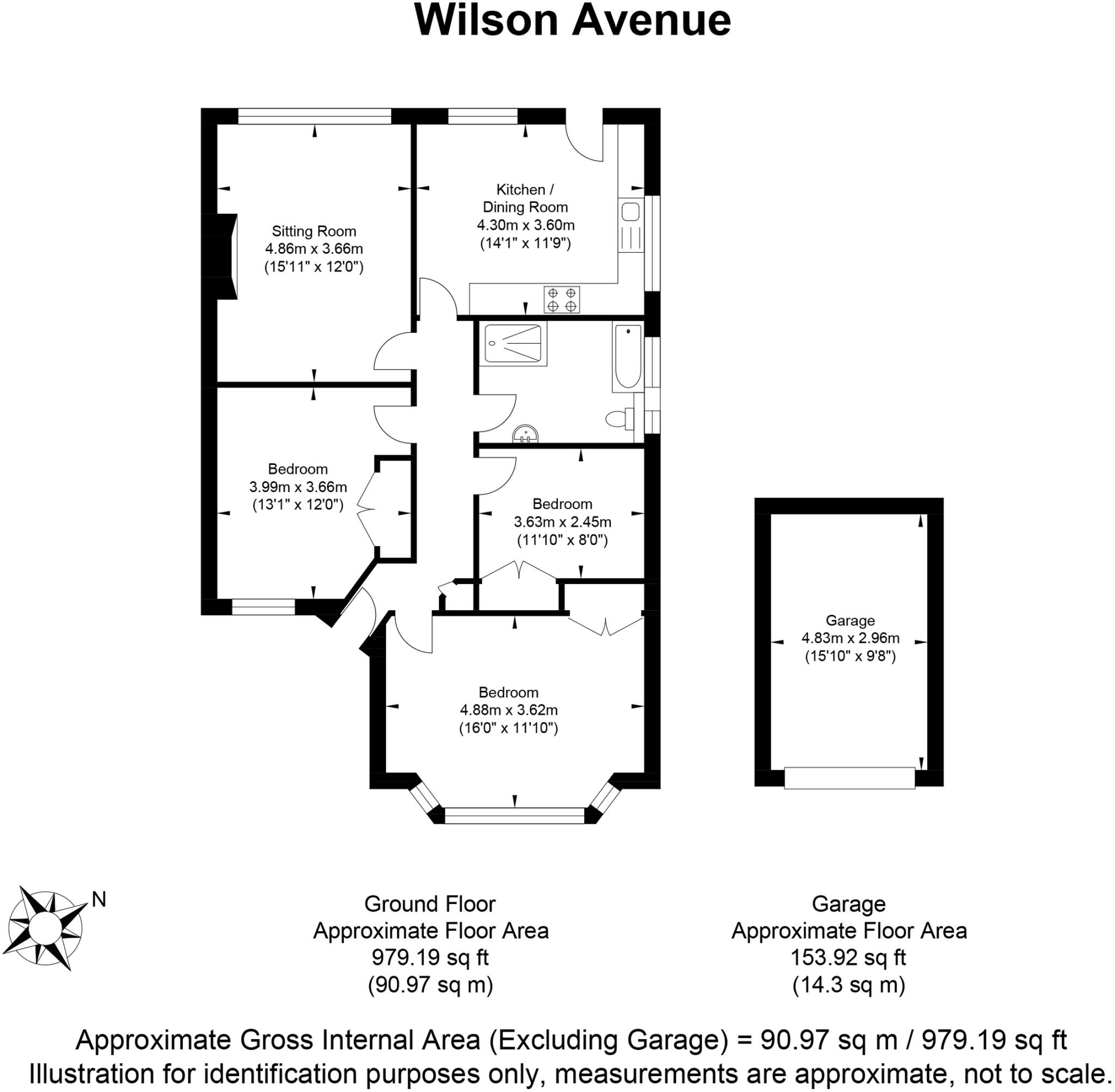 Wilson Avenue, Brighton, East Sussex, BN2 floorplan
