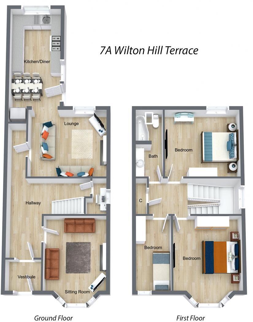 Wilton Hill Terrace, Hawick floorplan
