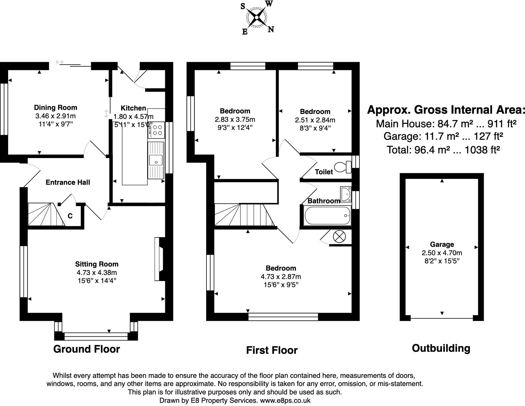 Old Witney Road, Eynsham, Oxfordshire floorplan