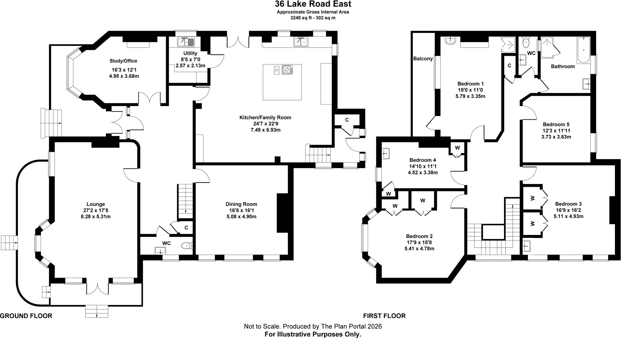 Lake Road East, Cardiff, CF23 floorplan