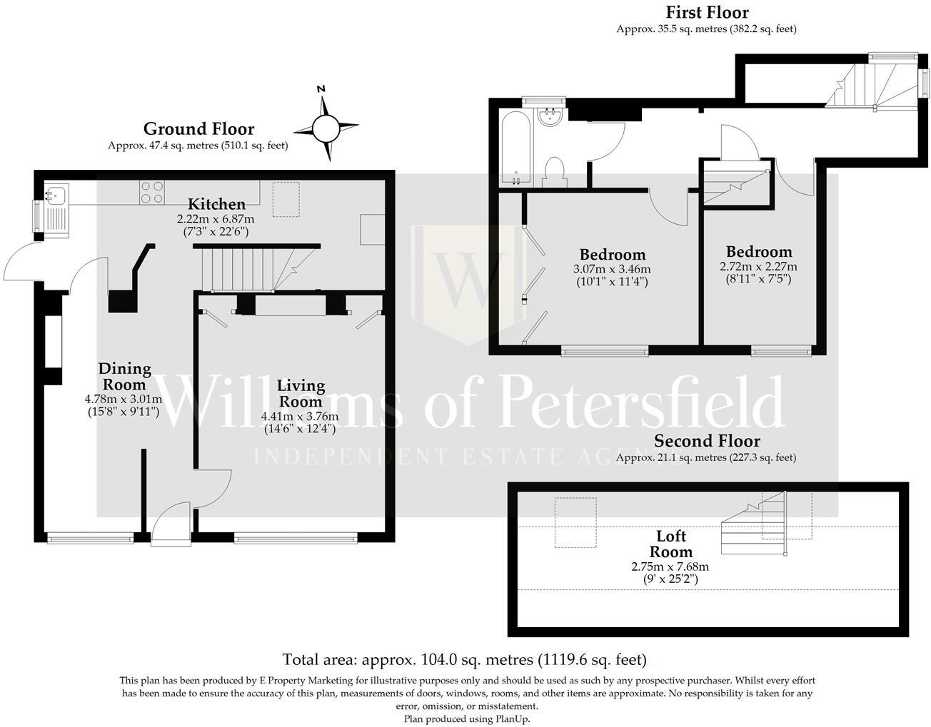 Sussex Road, Petersfield floorplan