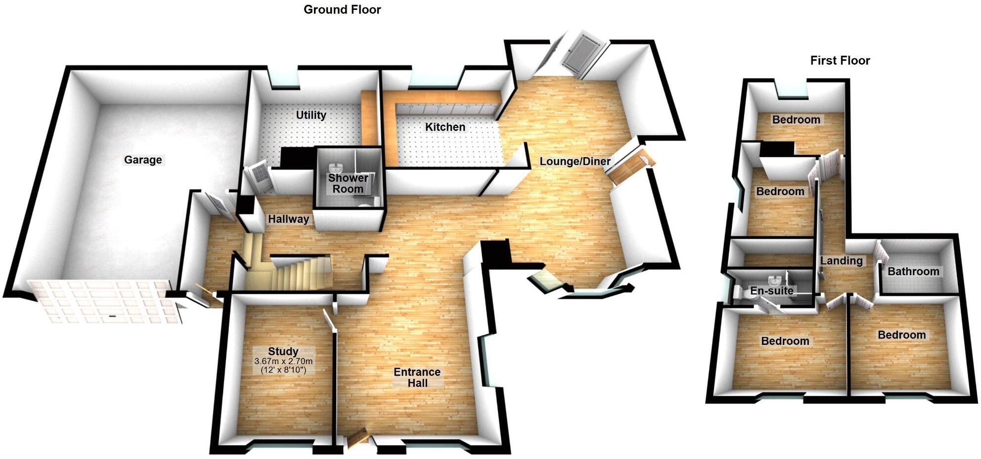 Shrubbery Road, Gravesend, Kent, DA12 1JW floorplan