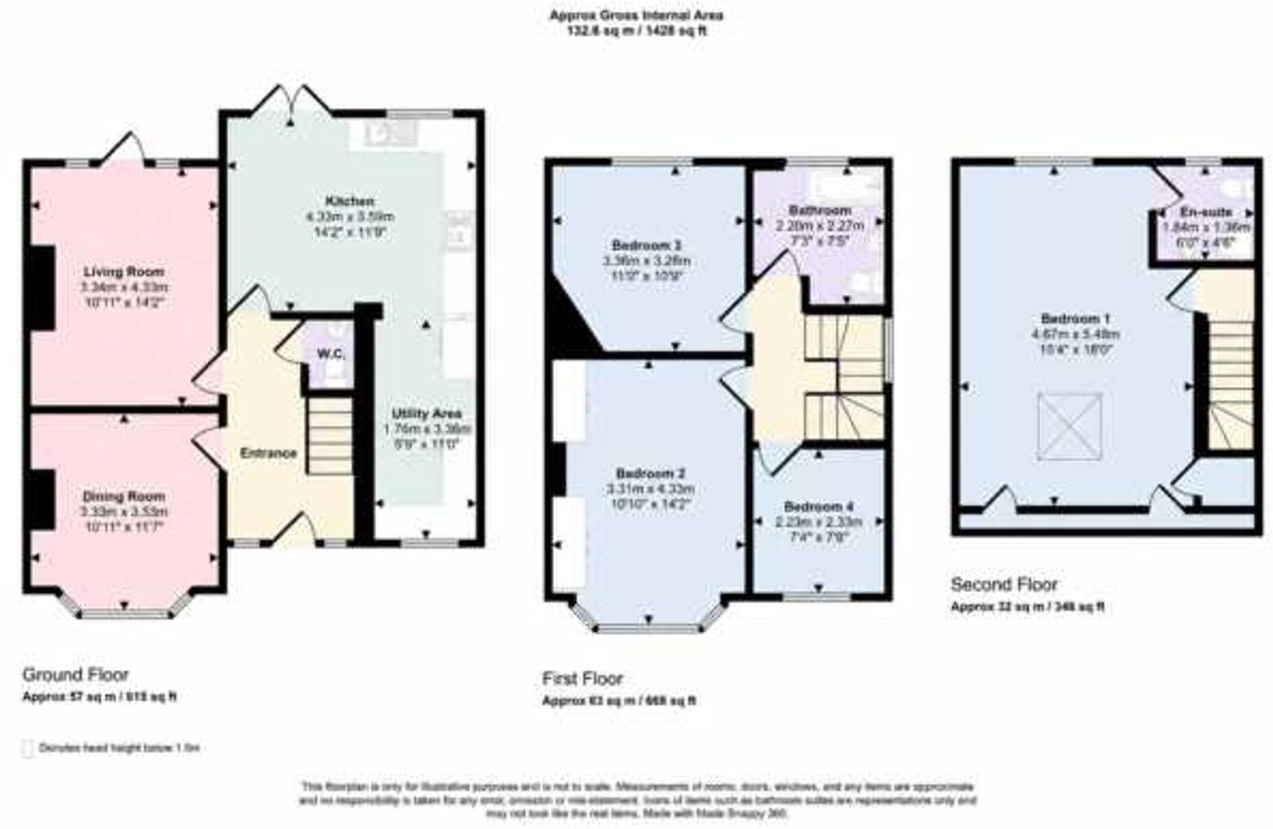 Redhill Road, Arnold, NG5 floorplan