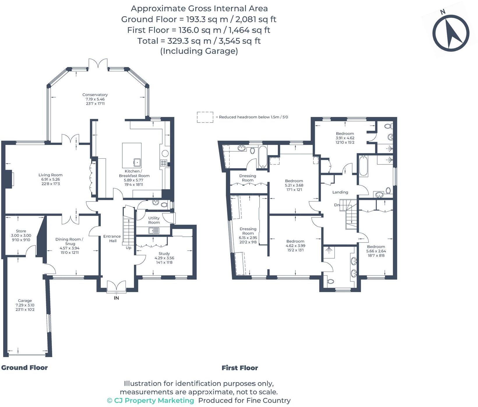Marshals Drive, St. Albans, AL1 floorplan