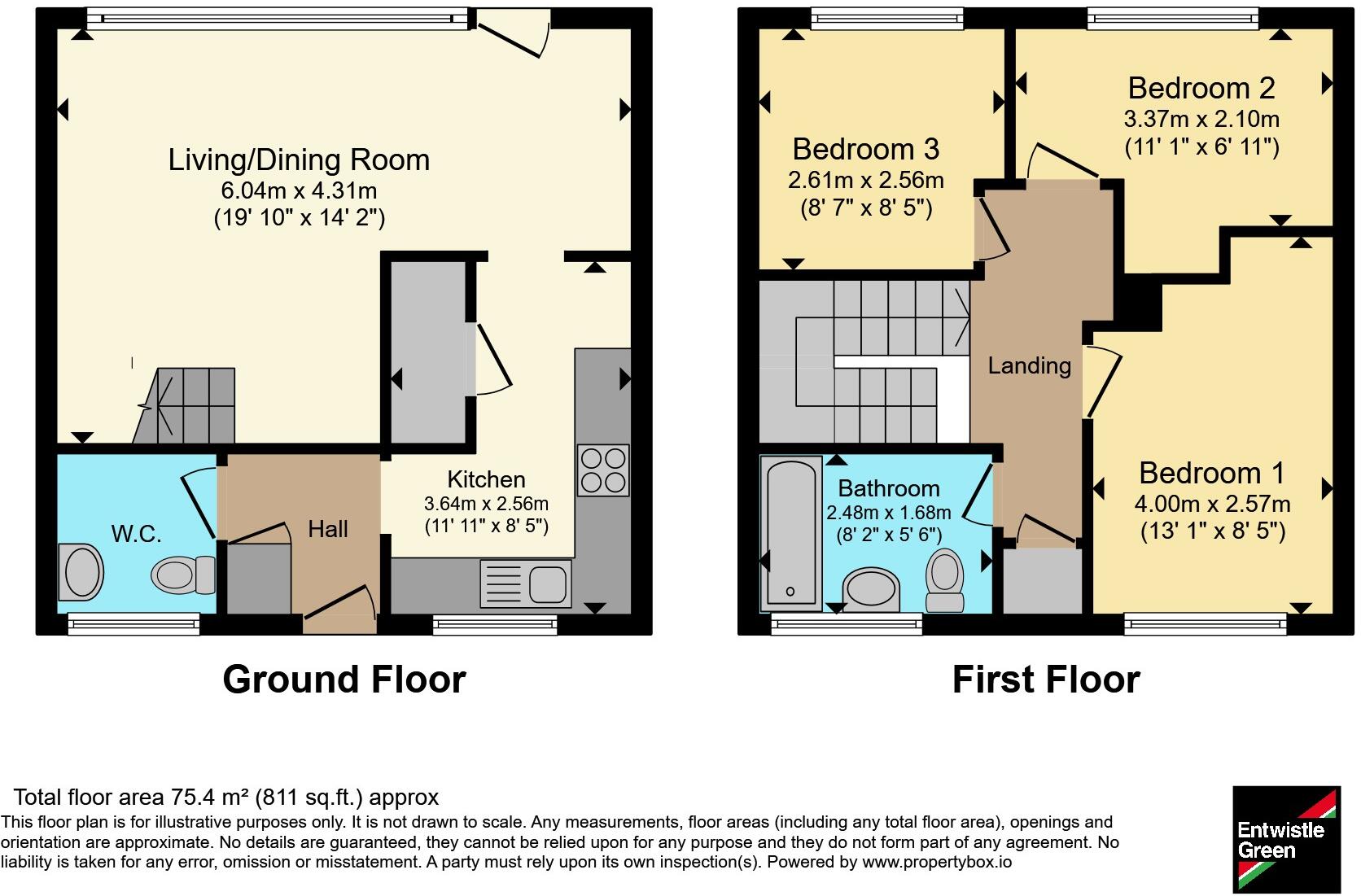 Bexhill Road, Ingol, Preston, Lancashire, PR2 floorplan