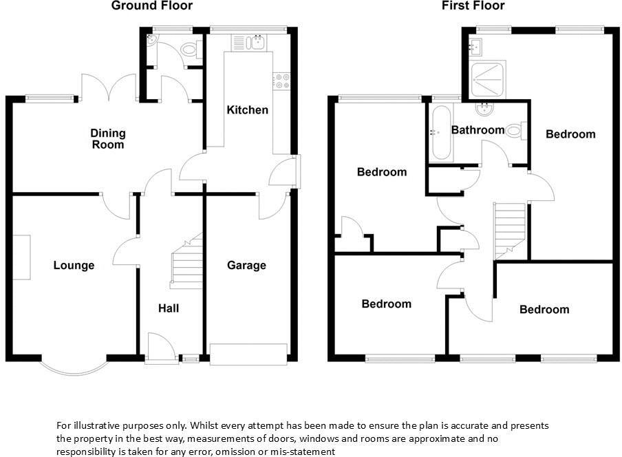 Bladon Close, Nuneaton floorplan