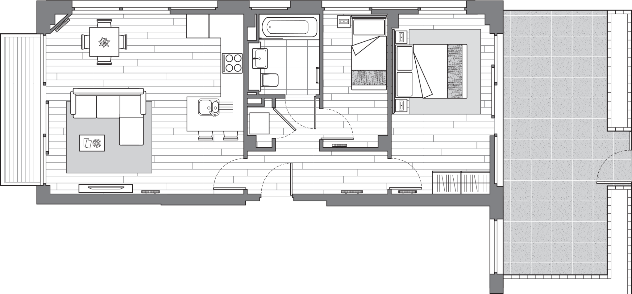 Neptune Wharf, SE8 floorplan