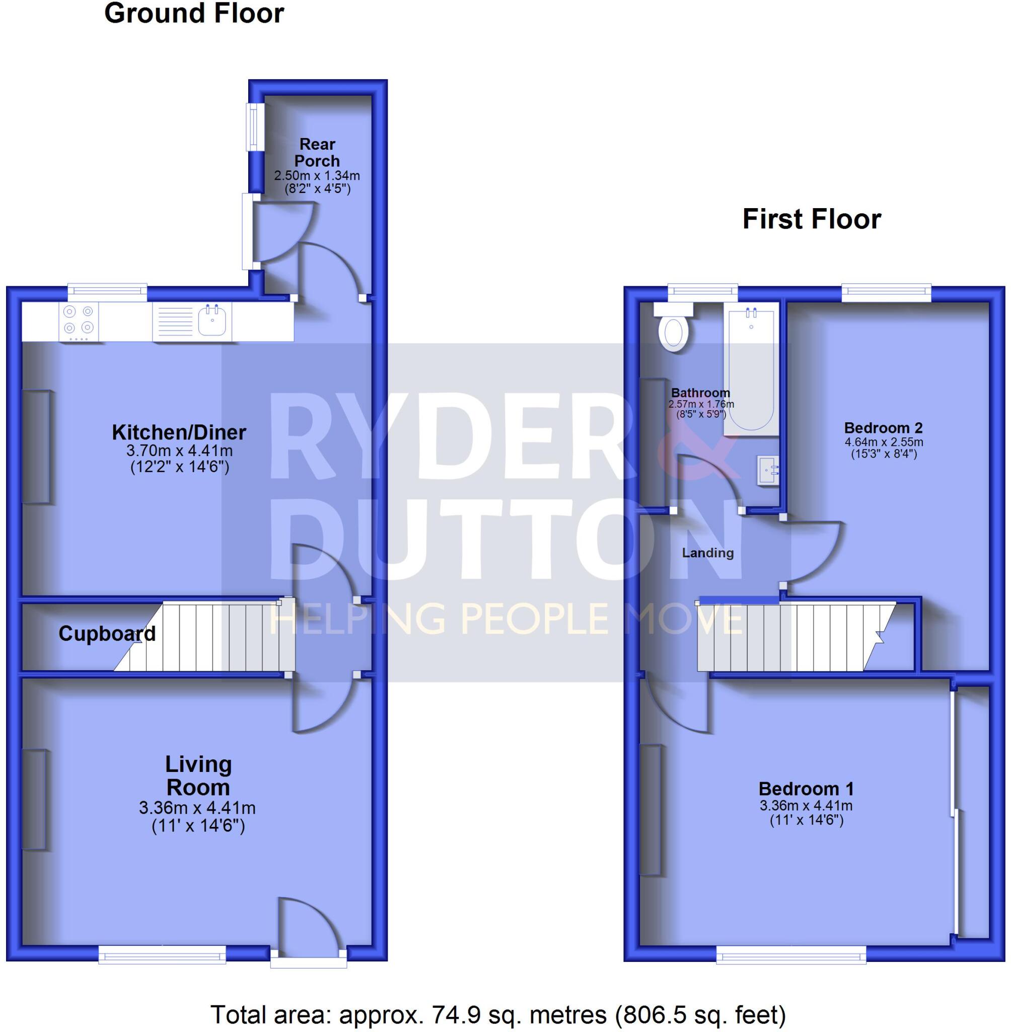 Prospect Hill, Rawtenstall, Rossendale, BB4 floorplan