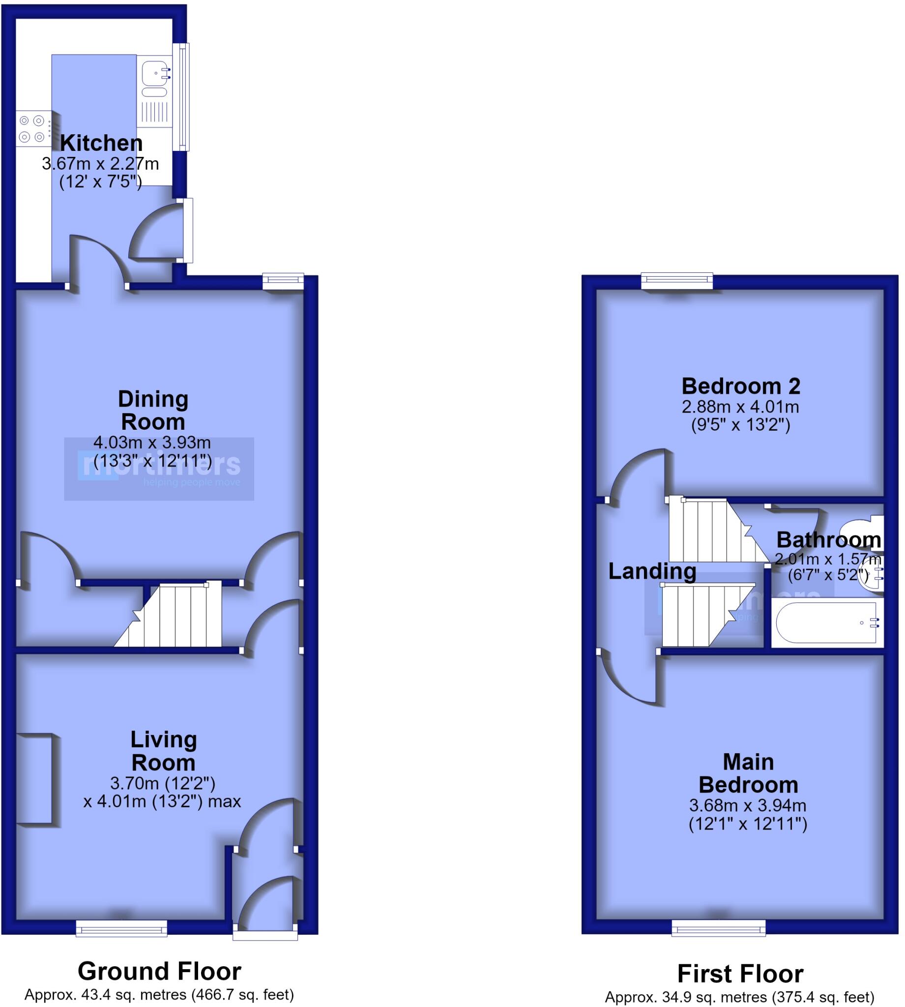 Schofield Street, Darwen, Lancashire, BB3 floorplan