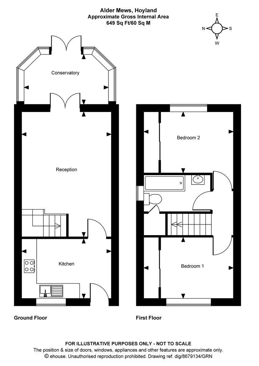 Alder Mews, Hoyland floorplan