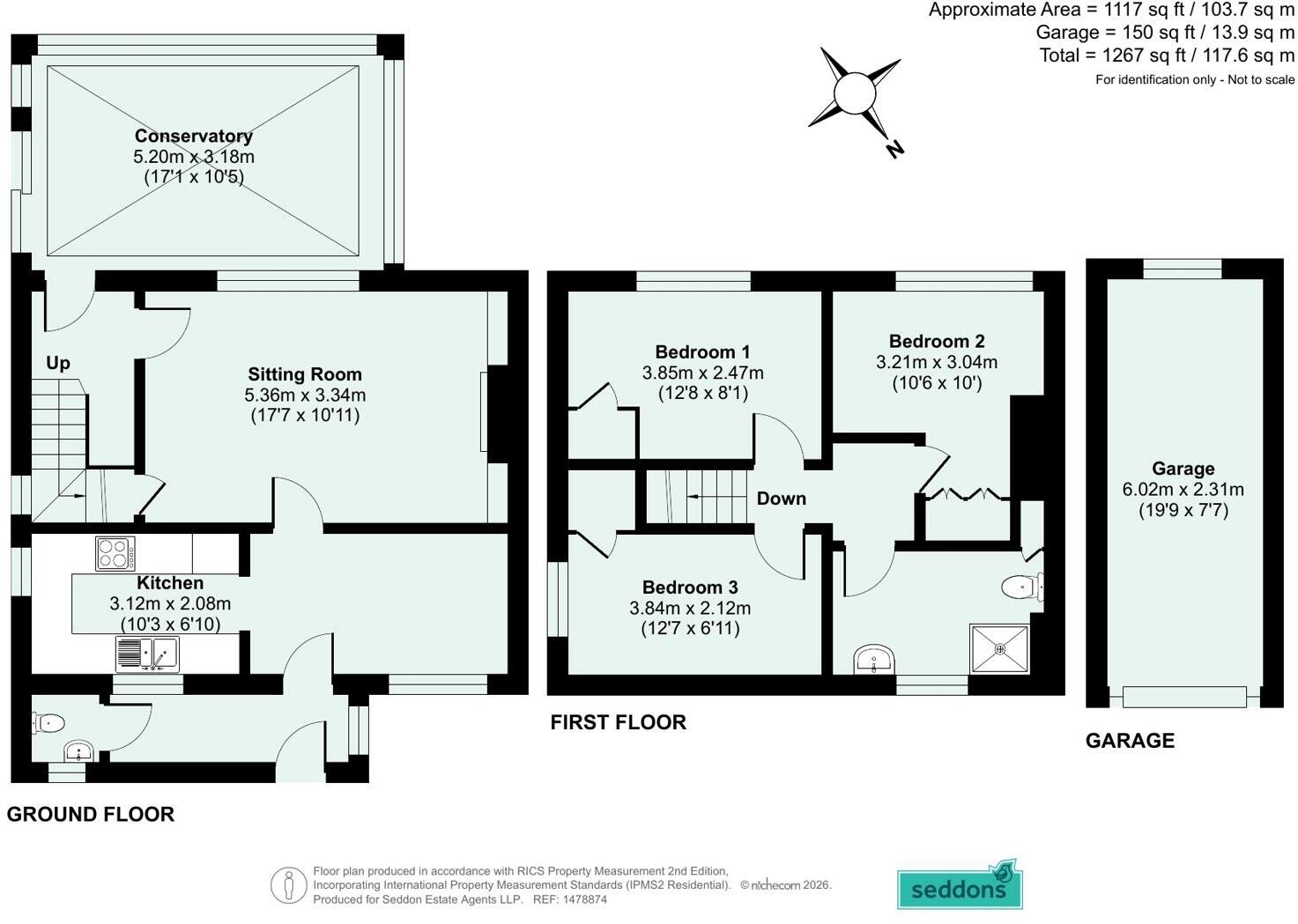2, South Molton Road, Bampton floorplan