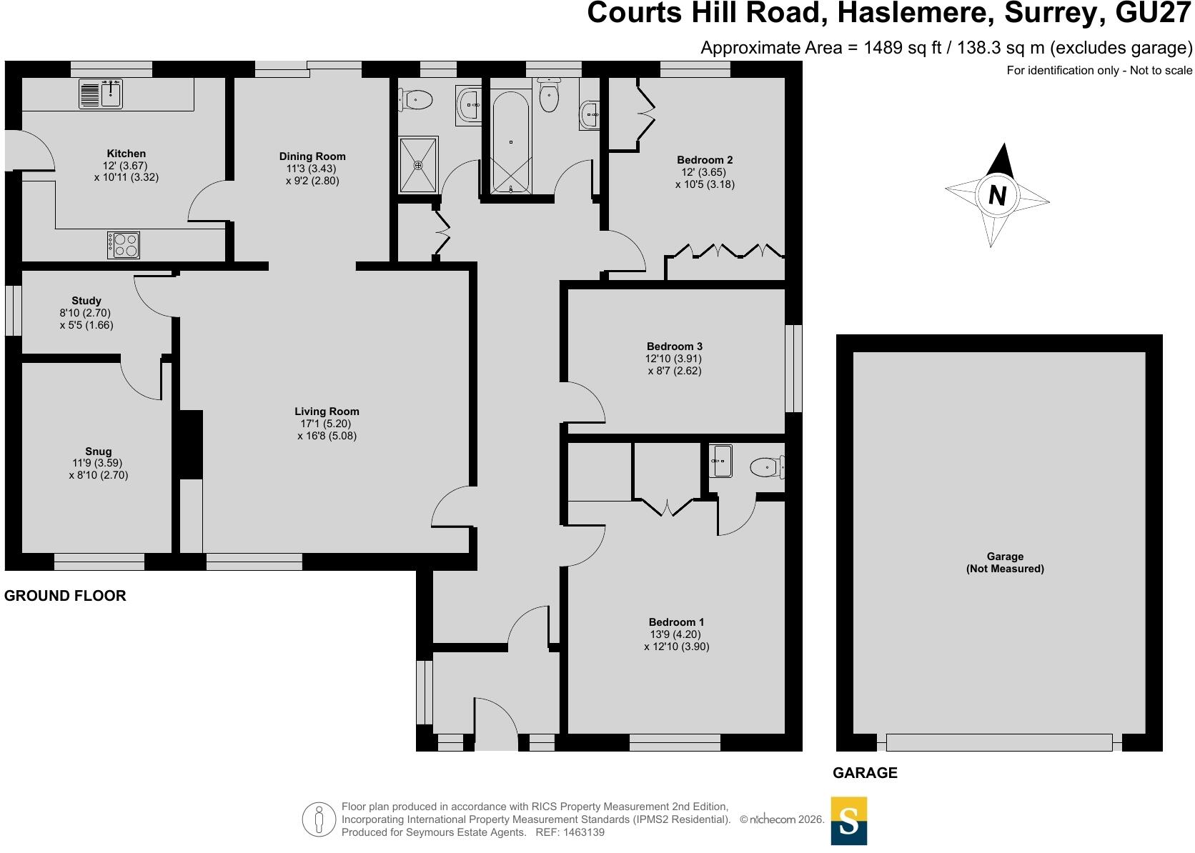 Courts Hill Road, Haslemere, Surrey, GU27 floorplan