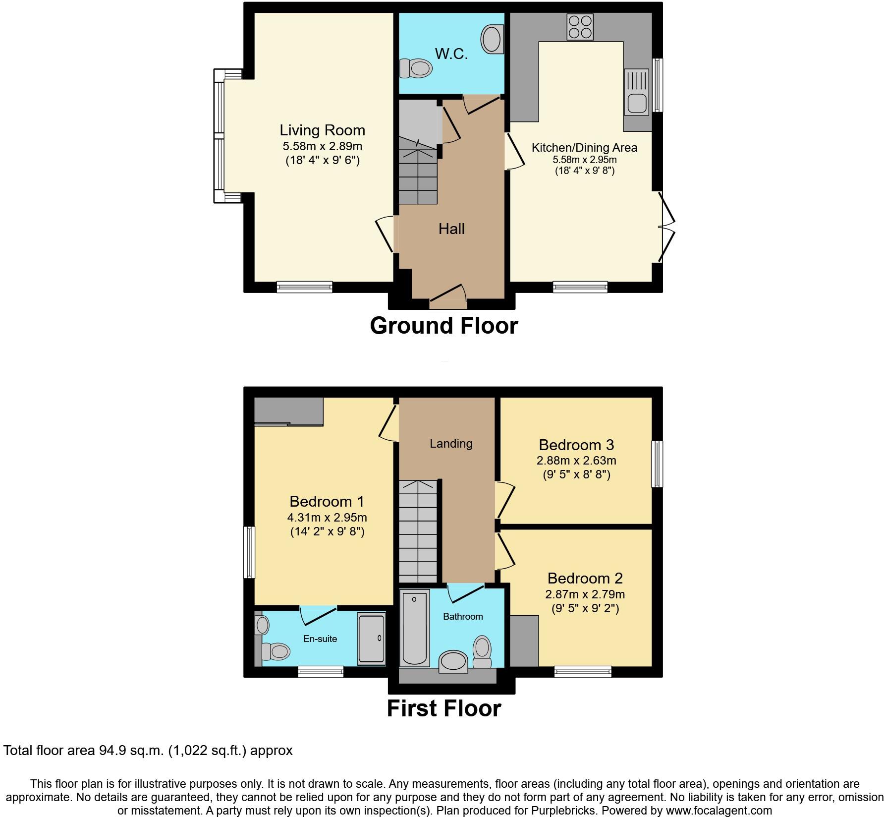 Lavender Way, Daventry, NN11 floorplan