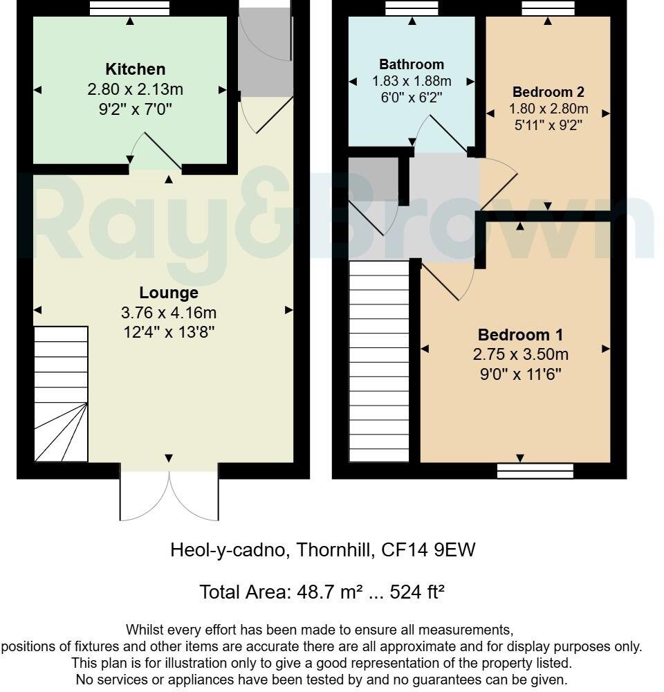 Heol Y Cadno, Thornhill, Cardiff floorplan