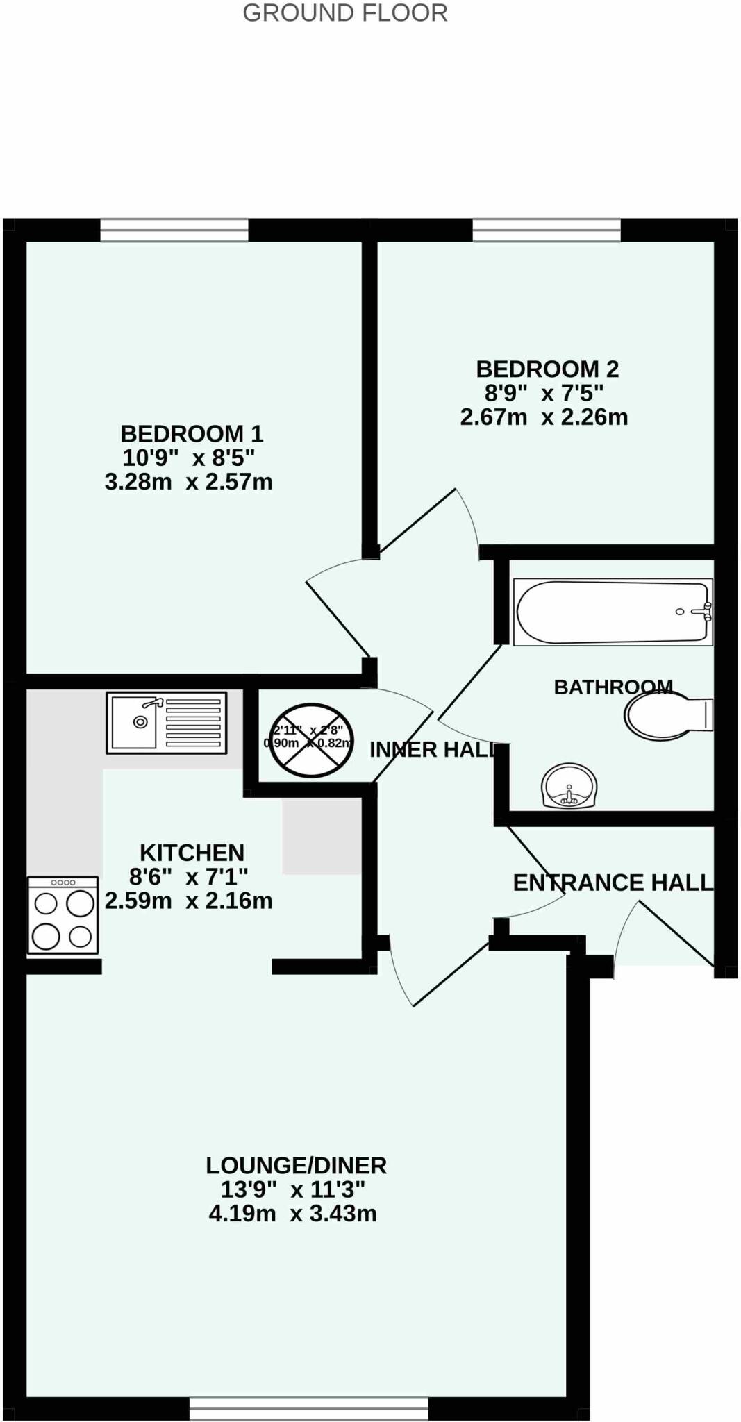 Penlee Close, Callington, Cornwall floorplan
